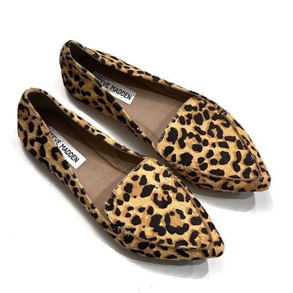 Steve Madden Animal Print Flats - Picture 3 of 7